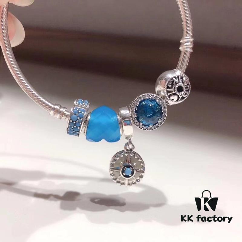 Pandora Ocean Blue North Star New Arrival! Premium Quality, 1:1 Craftsmanship with Authentic Materials