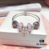 692fe19b99f2d84055c8baca Pandora Pandora Silver Wire Pink Flower Blossom 🌺 New Arrival! Highest Quality Available, Compatible with Official Store Cleaning! Made with Authentic Materials for Perfect One-to-One Replication!