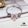 692fe19c99f2d84055c8bacd Pandora Pandora Silver Wire Pink Flower Blossom 🌺 New Arrival! Highest Quality Available, Compatible with Official Store Cleaning! Made with Authentic Materials for Perfect One-to-One Replication!