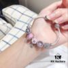 692fe19c99f2d84055c8bacf Pandora Pandora Silver Wire Pink Peach Blossom 🌺 New Arrival! Made with counter materials, perfectly crafted one-to-one, quality comparable to official store!