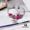 692fe1a999f2d84055c8baec Pandora Rose Love Heart Charm in Crimson Faceted Glass with Sparkling Amethyst Bead