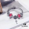 692fe1ad99f2d84055c8baf5 Pandora Pandora Silver Wire Red New Arrival! Highest Quality on Market, Supports Counter Cleaning! Made with Counter Materials for Perfect One-to-One Craftsmanship! Imported Original Red Glass Bead from Thailand, Lovely Heart Key Pendant, Beautiful Snowflake Bead, Prosperity Coin Bead, Beautifying Your Entire Youth. S925 Silver Comes with Official Packaging!