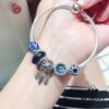 692fe1b299f2d84055c8bb00 Pandora Pandora Blue Dream Catcher New Arrival! Made with counter materials, perfectly crafted one-to-one, quality comparable to counter! Light of Love Bead, Riverside Beauty Bead, Blue Cat's Eye, symbolic beautiful dream catcher pendant, S925 silver with counter packaging!