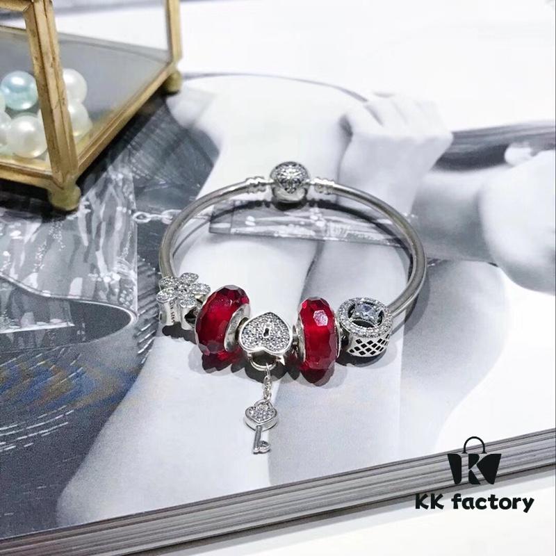 692fe1b799f2d84055c8bb0b Pandora Red Sparkling Diamond Heart Lock and Key ❤️🔑 New Arrival! Premium Quality, One-to-One Craftsmanship with Authentic Materials