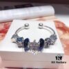 692fe1c399f2d84055c8bb27 Pandora Midnight Blue Snowflake Sparkling Diamond Daisy New Arrival! Premium Replica with Original Materials, 1:1 Craftsmanship, Comparable to Store Quality!