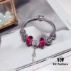 692fe1c499f2d84055c8bb2c Pandora Rose Red Sparkling Crystal Heart Key Pendant! New Arrival! Made with Cabinet Materials, Perfect 1:1 Craftsmanship, Quality Comparable to Official Counter! Rose red faceted glass, lucky sparkling beads, openwork crown, pink-purple sparkling beads, heart-shaped key charm, S925 silver, comes with official packaging!