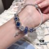 692fe1c799f2d84055c8bb36 Pandora Pandora Silver Wire Blue Opal Key New Arrival! Top Quality on Market, Compatible with Official Store Cleaning! Made with One-to-One Perfect Craftsmanship Using Counter Materials! Imported Original Thai Silver Wire and Blue Glass, Sparkling Shine, Beauty of Glaciers, Heart-Shaped Key, S925 Silver with Official Packaging!