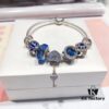692fe1c899f2d84055c8bb3a Pandora Pandora Silver Wire Blue Opal Key New Arrival! Top Quality on Market, Compatible with Official Store Cleaning! Made with One-to-One Perfect Craftsmanship Using Counter Materials! Imported Original Thai Silver Wire and Blue Glass, Sparkling Shine, Beauty of Glaciers, Heart-Shaped Key, S925 Silver with Official Packaging!