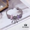 692fe1c899f2d84055c8bb3b Pandora Pandora Silver Wire Pink and Purple Dreamcatcher Pendant - New Arrival, High-End Replication with Authentic Materials