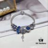 692fe1c999f2d84055c8bb3c Pandora Pandora Silver Wire Blue Opal Key New Arrival! Top Quality on Market, Compatible with Official Store Cleaning! Made with One-to-One Perfect Craftsmanship Using Counter Materials! Imported Original Thai Silver Wire and Blue Glass, Sparkling Shine, Beauty of Glaciers, Heart-Shaped Key, S925 Silver with Official Packaging!