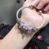 692fe1d299f2d84055c8bb54 Pandora Pandora Silver Wire Purple Sparkling Diamond Key 🔑 New Arrival! Perfectly Crafted with Counter Material One-to-One, Quality Comparable to Counter! Silver Wire Purple Faceted Glass, Fan Sparkling Beads Lucky Charm, Sparkling Diamond Key 🔑 Pendant, S925 Silver with Original Counter Packaging!