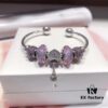 692fe1d399f2d84055c8bb58 Pandora Pandora Silver Wire Purple Sparkling Diamond Key 🔑 New Arrival! Perfectly Crafted with Counter Material One-to-One, Quality Comparable to Counter! Silver Wire Purple Faceted Glass, Fan Sparkling Beads Lucky Charm, Sparkling Diamond Key 🔑 Pendant, S925 Silver with Original Counter Packaging!