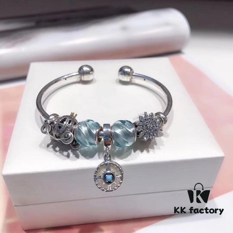 692fe1d699f2d84055c8bb5d Pandora Star North Compass Pendant with Water Blue Spiral Design - New Arrival, Premium Quality, S925 Silver, Fairy Tale Glass Cabochon, Retail-Grade Craftsmanship