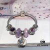 692fe1e099f2d84055c8bb79 Pandora Imitation Level: Two-Tone Romantic Pink-Purple North Star New Arrival! Silver Wire with Pink-Purple Faceted Glass, Sparkling Pink-Purple Cat's Eye, North Star Pendant, S925 Silver with Original Retail Packaging!