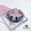 692fe1e399f2d84055c8bb80 Pandora Pandora Blue Sparkling Diamond Heart ♥️ Key 🔑 New Arrival! Made with counter materials, one-to-one perfect craftsmanship, quality comparable to counter! Blue faceted glass, dark blue cat's eye, cross snowflake ❄️, sparkling diamond heart ♥️ key 🔑 pendant, S925 silver with original counter packaging! 🍃🌺