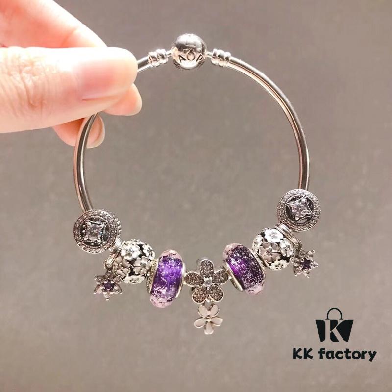 692fe1e599f2d84055c8bb84 Pandora Purple Sakura Cherry Blossom Daisy New Arrival! High-Quality Replica with Mall Materials, Perfect Craftsmanship, Comparable to Authentic Store Quality