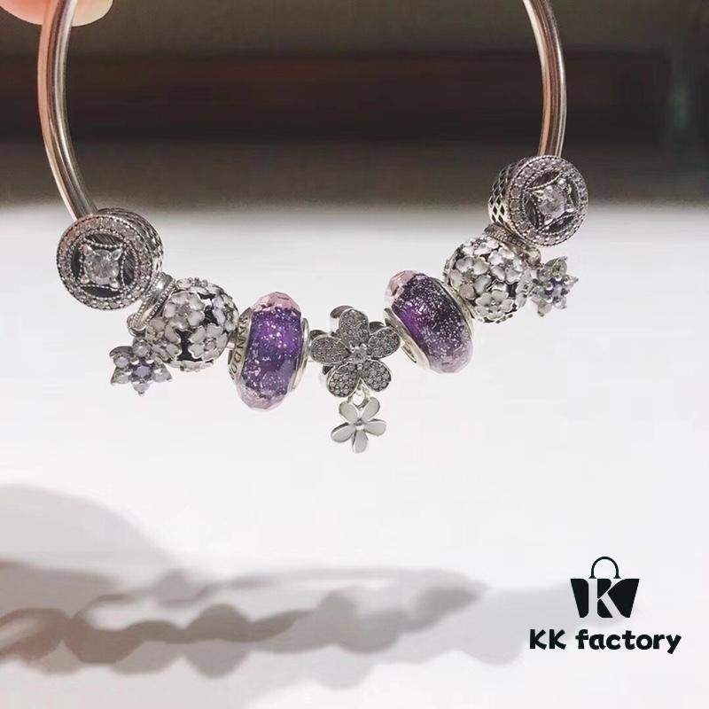 692fe1e599f2d84055c8bb85 Pandora Purple Sakura Cherry Blossom Daisy New Arrival! High-Quality Replica with Mall Materials, Perfect Craftsmanship, Comparable to Authentic Store Quality