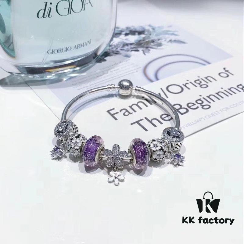 692fe1e599f2d84055c8bb86 Pandora Purple Sakura Cherry Blossom Daisy New Arrival! High-Quality Replica with Mall Materials, Perfect Craftsmanship, Comparable to Authentic Store Quality