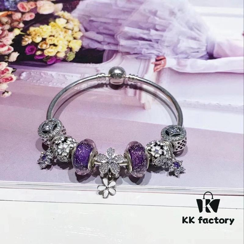 692fe1e699f2d84055c8bb88 Pandora Purple Sakura Cherry Blossom Daisy New Arrival! High-Quality Replica with Mall Materials, Perfect Craftsmanship, Comparable to Authentic Store Quality