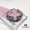 692fe1eb99f2d84055c8bb95 Pandora Purple Sparkling Diamond Heart Key Pendant - New Arrival