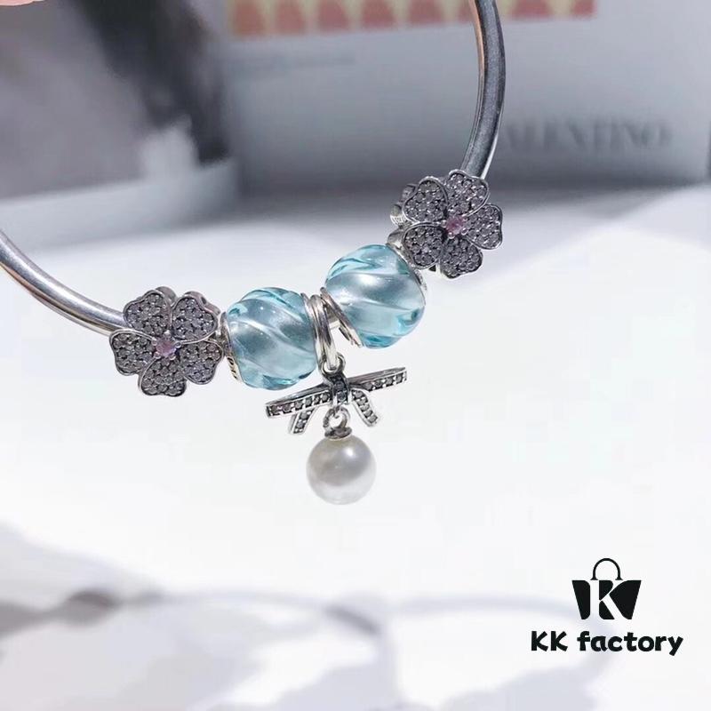 692fe1ec99f2d84055c8bb96 Pandora Aqua Blue Spiral Pearl Bow New Arrival! Premium Replication with Store-Quality Materials
