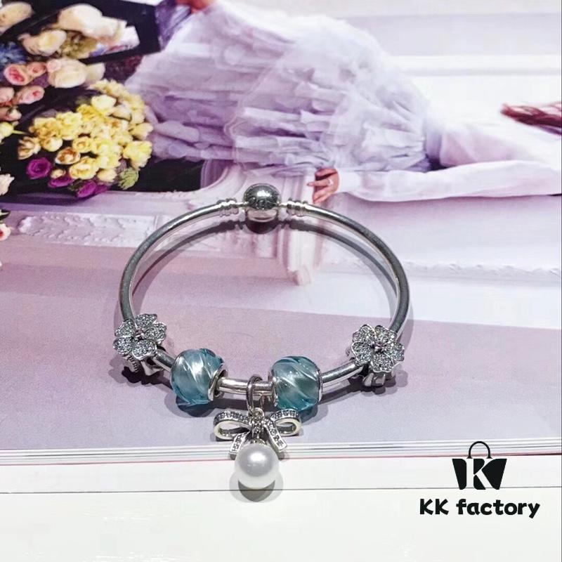 692fe1ed99f2d84055c8bb97 Pandora Aqua Blue Spiral Pearl Bow New Arrival! Premium Replication with Store-Quality Materials