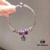692fe1fc99f2d84055c8bbb4 Pandora Pandora Purple Hollow Crown Crown New Arrival! One-to-one Perfect Craftsmanship with Counter Materials, Quality Comparable to Counter! Brilliant Purple Silver Wire Faceted Glass, Hollow Love Kiss, Crown, S925 Silver with Original Counter Packaging!