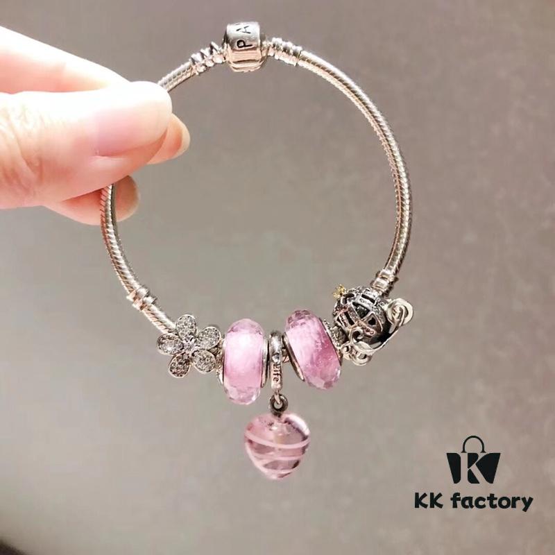 692fe1fd99f2d84055c8bbbb Pandora Pink Love Heart Charm 💗🌺 - High-Quality Replica with Authentic Materials