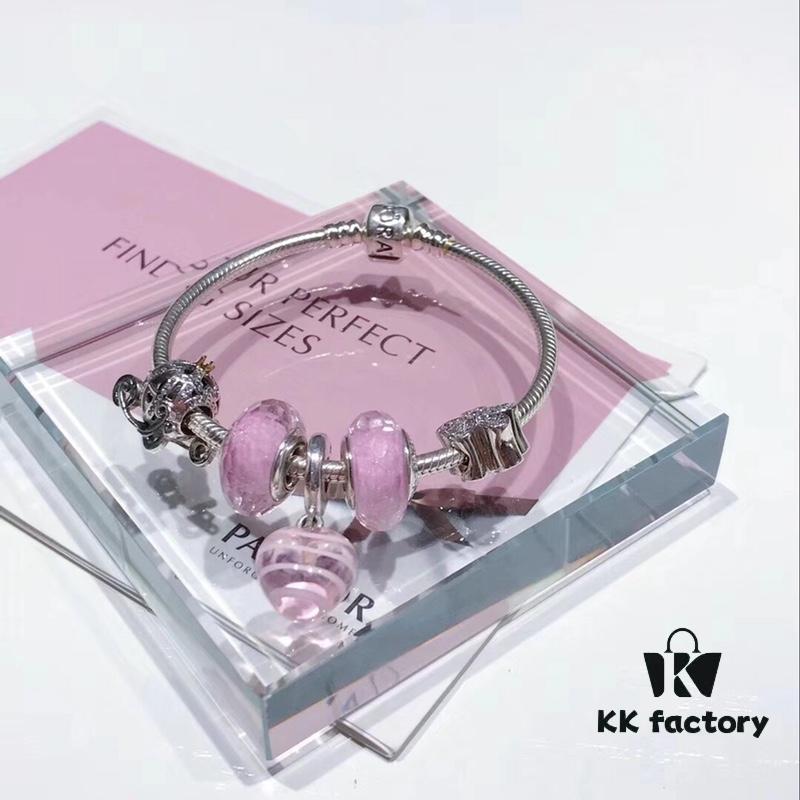 692fe1fe99f2d84055c8bbbc Pandora Pink Love Heart Charm 💗🌺 - High-Quality Replica with Authentic Materials