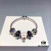 692fe20199f2d84055c8bbc2 Pandora Night Sky Blue Elegant Pink Flower Design! Crafted with authentic boutique materials, perfectly replicating the original store quality. Features night sky blue bubbled glass, delicate cherry blossom spacers, cross snowflake charm, elegant pink flower accent, and is made of S925 silver, complete with official boutique packaging!