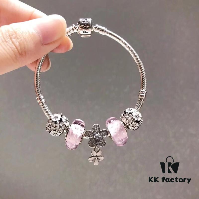 692fe20699f2d84055c8bbcd Pandora Fresh Elegant Pink Sparkling Diamond Daisy | High-End Replica