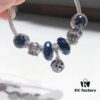 692fe20999f2d84055c8bbd2 Pandora Pandora Sparkling Blue Crown 👑 Starry Sky 🌃! Made with counter materials, perfectly crafted one-to-one, quality comparable to official counter!