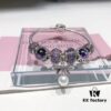 692fe20f99f2d84055c8bbdc Pandora Pandora Imported Iridescent Purple Pearl Bowknot New Arrival! Top Grade Available, Compatible with Official Counter Cleaning! Made with Authentic Counter Materials for Perfect One-to-One Replication!