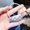 692fe21399f2d84055c8bbe3 Pandora Night Glow Blue Sparkling Diamond Key Pendant Necklace – New Arrival, Premium Replication with Authentic Materials
