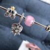 Pandora 3-Bead Set + Pandora Base Bracelet (Same as Store Version, Proxy Purchase Quality)