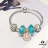 692fe22b99f2d84055c8bc0d Pandora Night Glow Mint Pink Diamond Flower Blossom Pendant - New Arrival