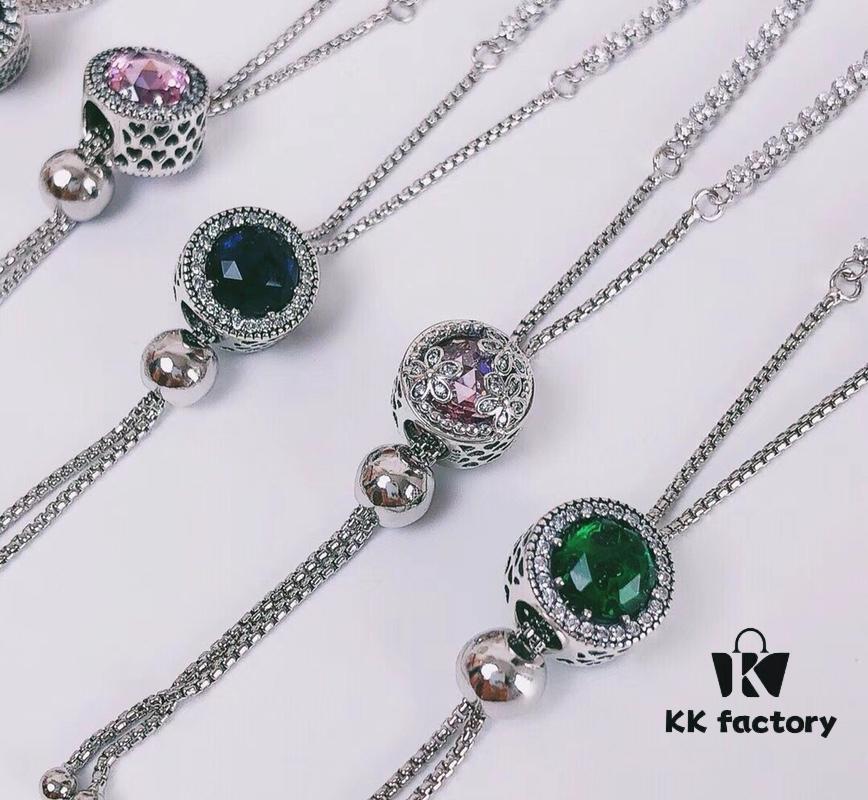 692fe23099f2d84055c8bc16 Pandora Fresh Style 'Shining Starry Sky 🌃' Bracelet with Glittering Cat's Eye Stones, Each Stone Represents a Story, Every Color Holds a Unique Meaning