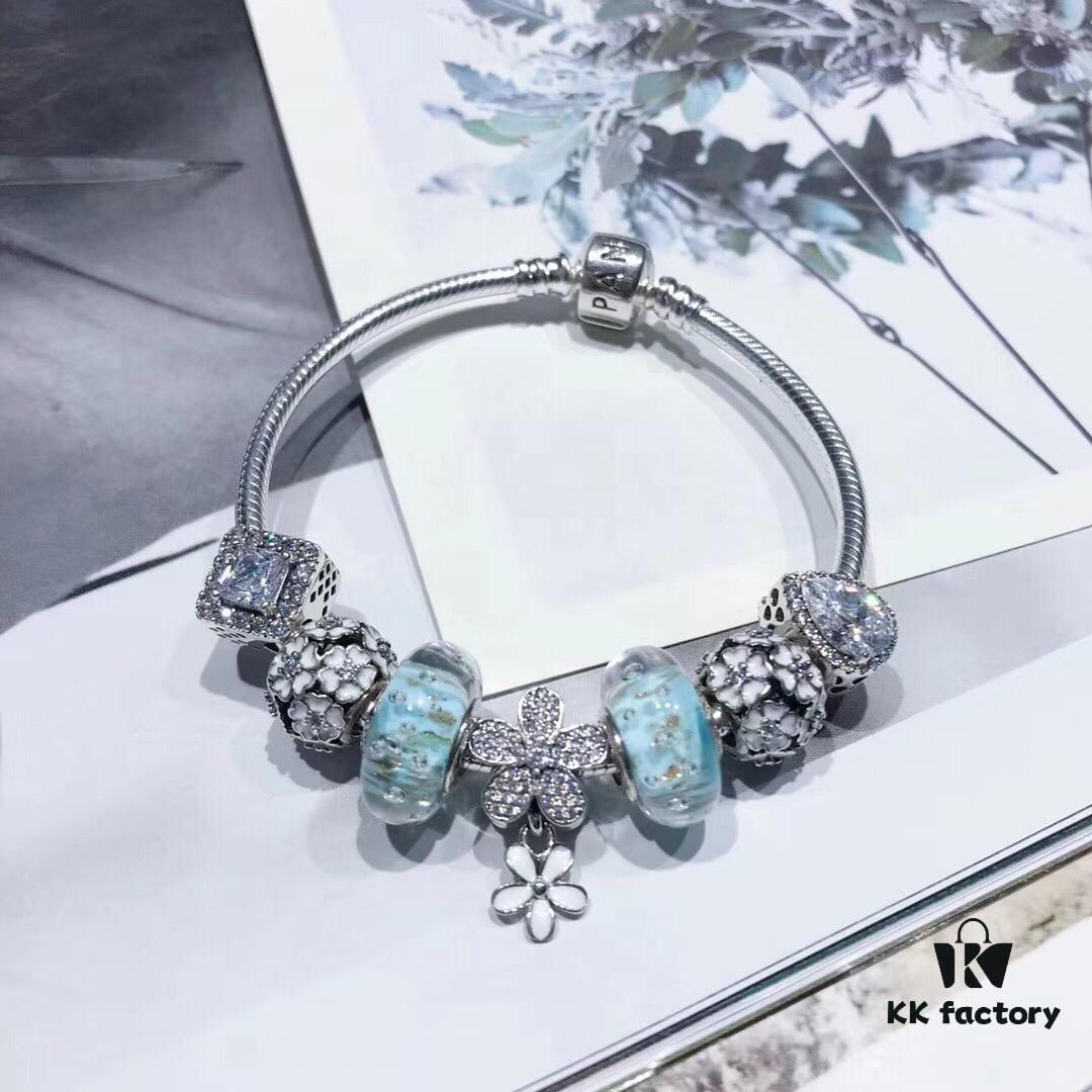 692fe23199f2d84055c8bc1a Pandora Light Mint Flash Diamond Daisy New Arrival! Premium Replication with Counter Materials, 1:1 Craftsmanship, Comparable to Authentic Quality
