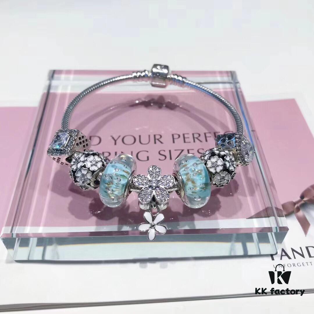 692fe23299f2d84055c8bc1c Pandora Light Mint Flash Diamond Daisy New Arrival! Premium Replication with Counter Materials, 1:1 Craftsmanship, Comparable to Authentic Quality