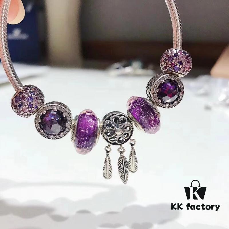 692fe23599f2d84055c8bc23 Pandora Noble Shiny Purple Dream Catcher New Arrival! High-End Replication with Original Materials, 1:1 Perfect Craftsmanship, Comparable to Store Quality!