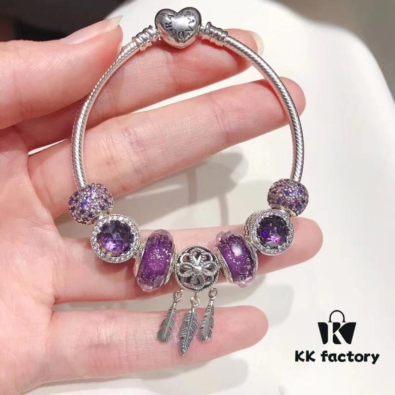 692fe23899f2d84055c8bc2a Pandora Noble Shiny Purple Dream Catcher New Arrival! High-End Replication with Original Materials, 1:1 Perfect Craftsmanship, Comparable to Store Quality!