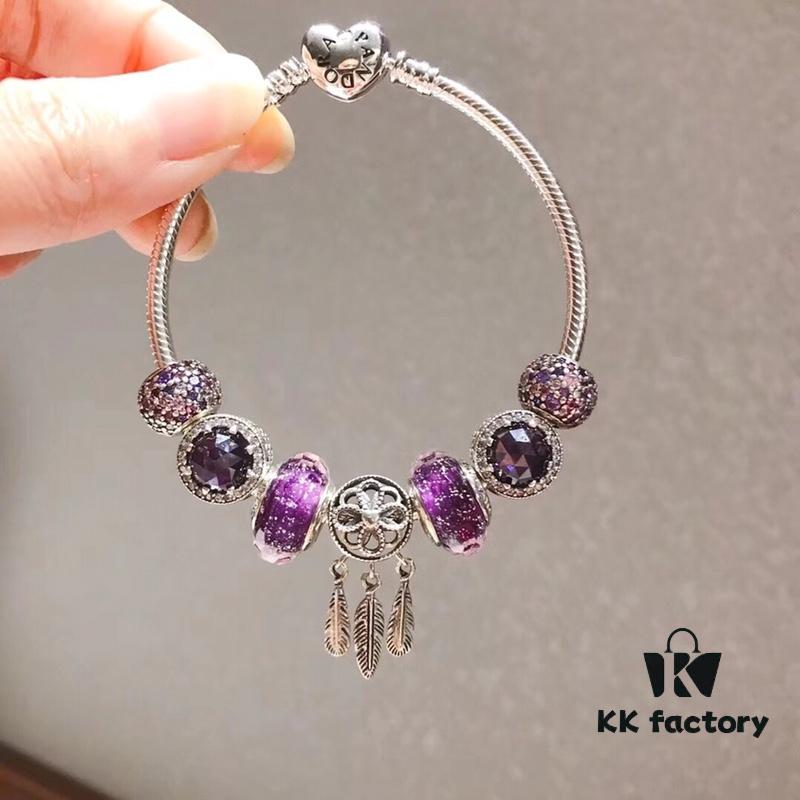 692fe23899f2d84055c8bc2c Pandora Noble Shiny Purple Dream Catcher New Arrival! High-End Replication with Original Materials, 1:1 Perfect Craftsmanship, Comparable to Store Quality!