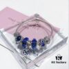 692fe23a99f2d84055c8bc30 Pandora Pandora Silver Blue Night Sky 🌃 New Arrival! Highest Quality on Market, Compatible with Official Store Cleaning! Made with Cabinet Materials for Perfect 1:1 Replication! Imported Original Thai Silver Wire Iridescent Blue Glass, Sparkling ✨ Snowflakes ❄️, Galaxy 🌌 Vortex, Rhinestone Clasp, Night Sky Pendant, S925 Silver with Official Packaging! 🍃🌺