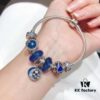 692fe23a99f2d84055c8bc31 Pandora Pandora Silver Blue Night Sky 🌃 New Arrival! Highest Quality on Market, Compatible with Official Store Cleaning! Made with Cabinet Materials for Perfect 1:1 Replication! Imported Original Thai Silver Wire Iridescent Blue Glass, Sparkling ✨ Snowflakes ❄️, Galaxy 🌌 Vortex, Rhinestone Clasp, Night Sky Pendant, S925 Silver with Official Packaging! 🍃🌺