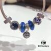 692fe23e99f2d84055c8bc3c Pandora Pandora Silver Blue Night Sky 🌃 New Arrival! Highest Quality on Market, Compatible with Official Store Cleaning! Made with Cabinet Materials for Perfect 1:1 Replication! Imported Original Thai Silver Wire Iridescent Blue Glass, Sparkling ✨ Snowflakes ❄️, Galaxy 🌌 Vortex, Rhinestone Clasp, Night Sky Pendant, S925 Silver with Official Packaging! 🍃🌺