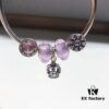 692fe24899f2d84055c8bc55 Pandora Romantic Purple Openwork Crown Crown 👑! Made with boutique materials, perfectly crafted one-to-one, quality comparable to boutique! Romantic lavender shimmering purple, pink cat's eye, pink-purple emblem, openwork crown 👑, comes with boutique packaging! 🍃🌺