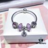 692fe24999f2d84055c8bc57 Pandora Romantic Purple Openwork Crown Crown 👑! Made with boutique materials, perfectly crafted one-to-one, quality comparable to boutique! Romantic lavender shimmering purple, pink cat's eye, pink-purple emblem, openwork crown 👑, comes with boutique packaging! 🍃🌺