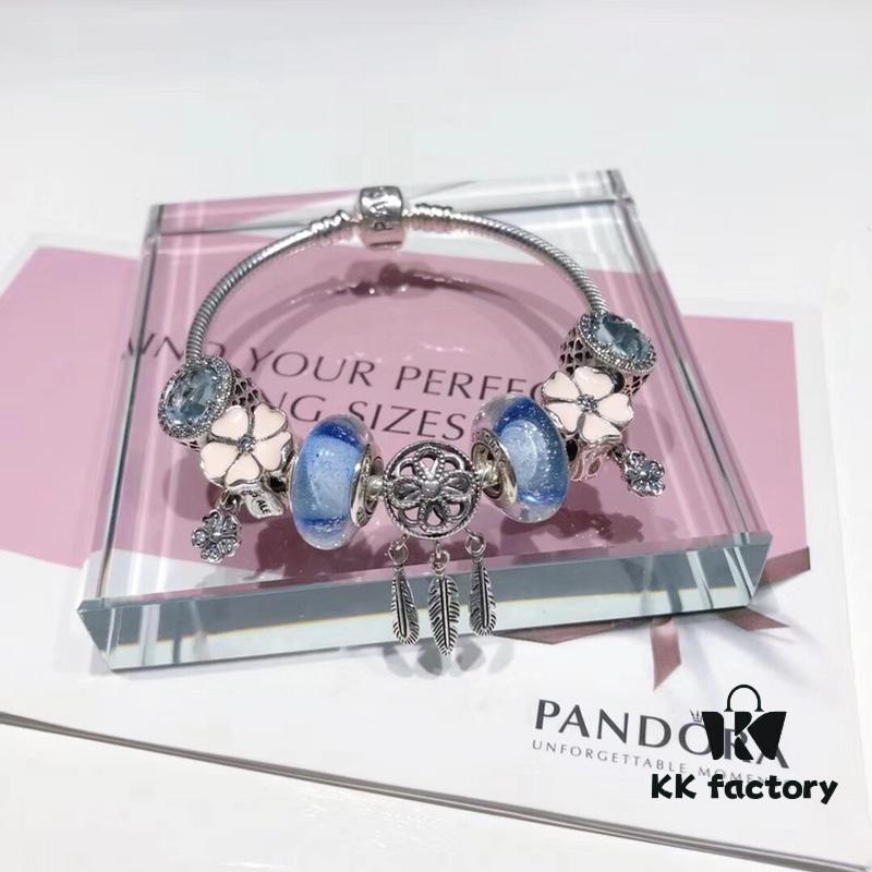 692fe24c99f2d84055c8bc5f Pandora Ice Blue and Elegant Pink Romantic Dream Catcher New Arrival! Perfect 1:1 Craftsmanship with Store-Quality Materials, Comparable to Authentic Counter Quality! Featuring Ice Blue Glow-in-the-Dark Glass Bead, Elegant Pink Flower 🌸, Sparkling Ice Blue Heart ✨, Dreamy Dream Catcher Design, Made in S925 Sterling Silver with Original Boutique Packaging!