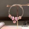 692fe24f99f2d84055c8bc65 Pandora Rose Elegant Pink Peach Blossom 🌸 New Arrival! High-Quality Replica with Mall-Quality Materials, Perfect Craftsmanship Comparable to Authentic Counter Version! Featuring Silver Wire, Pink Faceted Glass Beads, Delicate Cherry Blossom Spacers, Hollow Pink Rose Peach Blossom Design, S925 Sterling Silver with Original Packaging!