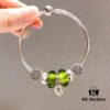 692fe25299f2d84055c8bc6b Pandora Olive Green Fresh Floral Pendant🌸 New Arrival! Perfectly crafted with boutique materials, matching store quality!